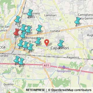 Mappa Via della Madonnina, 55100 Lucca LU, Italia (2.48133)