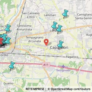 Mappa Via della Madonnina, 55100 Lucca LU, Italia (3.827)
