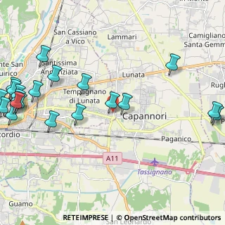 Mappa Via della Madonnina, 55100 Lucca LU, Italia (3.111)
