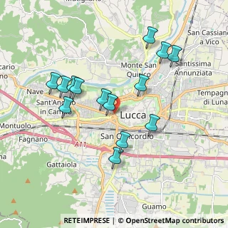 Mappa Viale Lazzaro Papi, 55100 Lucca LU, Italia (1.83786)