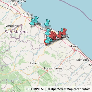 Mappa Via della Libertà, 61022 Vallefoglia PU, Italia (9.55071)