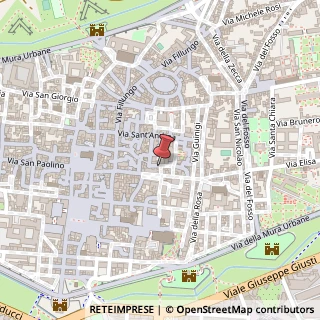 Mappa Via del Suffragio, 3, 55100 Lucca, Lucca (Toscana)