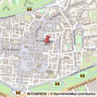 Mappa Via Fatinelli, 5/7, 55100 Lucca, Lucca (Toscana)