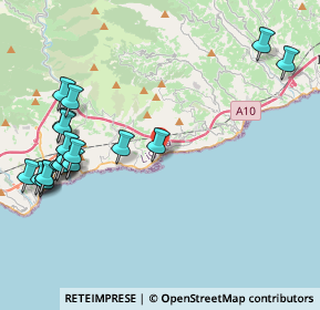 Mappa SS 1 Via Aurelia, 18017 Piani , Italia (5.257)