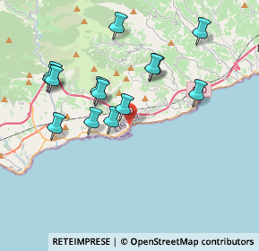 Mappa SS 1 Via Aurelia, 18017 Piani , Italia (3.74357)