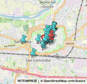 Mappa P.za San Michele, 55100 Lucca LU, Italia (0.409)