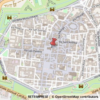 Mappa Via Santa Lucia, 28, 55100 Lucca, Lucca (Toscana)