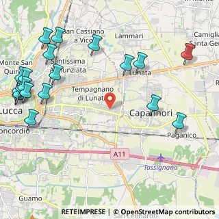 Mappa Via Fonda, 55100 Lucca LU, Italia (3.0815)