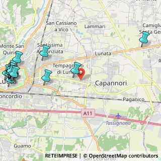 Mappa Via Fonda, 55100 Lucca LU, Italia (3.54)