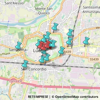 Mappa Via San Nicolao, 55100 Lucca LU, Italia (0.631)