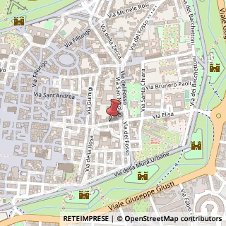 Mappa Via Santa Croce, 101, 55100 Lucca, Lucca (Toscana)