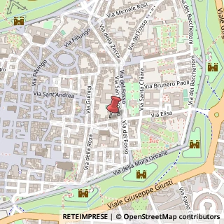 Mappa Via Santa Croce, 80, 55100 Lucca, Lucca (Toscana)