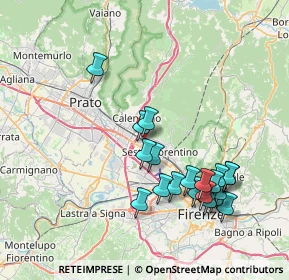 Mappa Via Matilde Serao, 50019 Sesto Fiorentino FI, Italia (8.092)