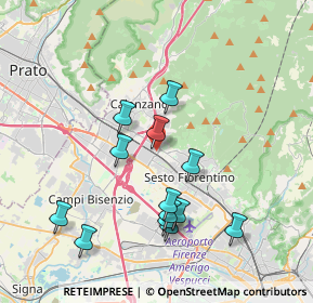 Mappa Via Matilde Serao, 50019 Sesto Fiorentino FI, Italia (3.80385)