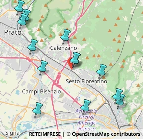 Mappa Via Matilde Serao, 50019 Sesto Fiorentino FI, Italia (5.03929)