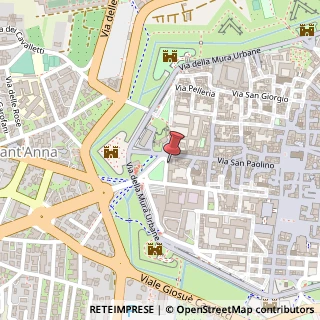 Mappa Piazzale Giuseppe Verdi, 1, 55100 Lucca, Lucca (Toscana)