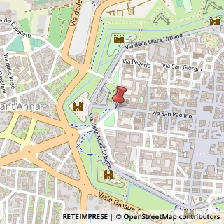 Mappa Piazza Verdi Giuseppe, 1, 55100 Lucca, Lucca (Toscana)