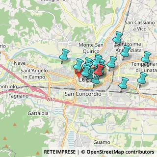 Mappa Piazzale Giuseppe Verdi, 55100 Lucca LU, Italia (1.599)