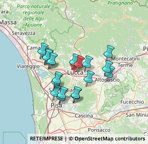 Mappa Piazzale Giuseppe Verdi, 55100 Lucca LU, Italia (11.4565)