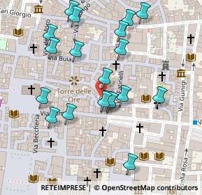 Mappa Via Arancio, 55100 Lucca LU, Italia (0.1215)