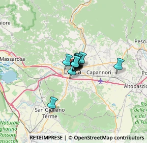 Mappa Via Arancio, 55100 Lucca LU, Italia (2.17333)