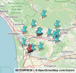 Mappa Via Arancio, 55100 Lucca LU, Italia (12.321)