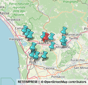 Mappa Via Arancio, 55100 Lucca LU, Italia (11.593)