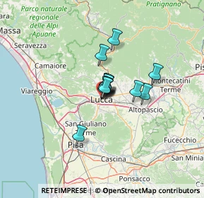 Mappa Via Arancio, 55100 Lucca LU, Italia (6.49154)
