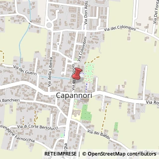 Mappa Via Comunale del Popolo, 18, 55012 Capannori, Lucca (Toscana)