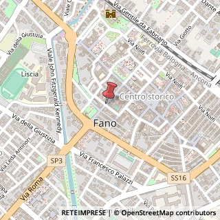 Mappa Via Guido del Cassero, 28, 61032 Fano, Pesaro e Urbino (Marche)