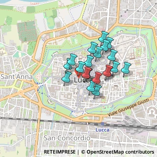 Mappa Via di Poggio, 55100 Lucca LU, Italia (0.3205)