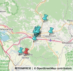 Mappa Corte Campana, 55100 Lucca LU, Italia (3.79727)