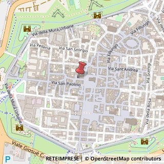 Mappa Via di Poggio, 26, 55100 Lucca, Lucca (Toscana)