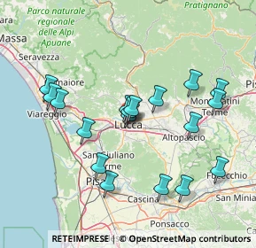 Mappa Piazza dei cocomeri, 55100 Lucca LU, Italia (14.70333)