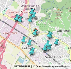 Mappa Via Pratese, 50019 Firenze FI, Italia (0.96)