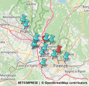 Mappa Via Pratese, 50019 Firenze FI, Italia (5.76385)