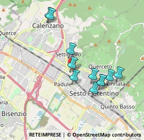 Mappa Via Pratese, 50019 Firenze FI, Italia (1.73545)