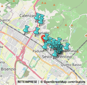 Mappa Via Pratese, 50019 Firenze FI, Italia (1.378)