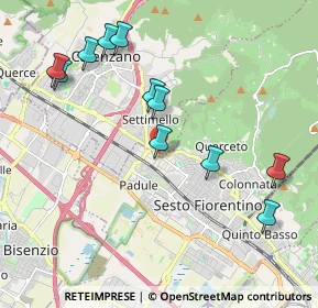 Mappa Via Pratese, 50019 Firenze FI, Italia (2.18727)