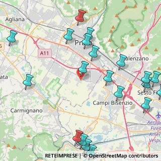 Mappa Via Gianni Rodari, 59100 Prato PO, Italia (5.867)