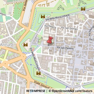 Mappa Via San Paolino, 99, 55100 Lucca, Lucca (Toscana)