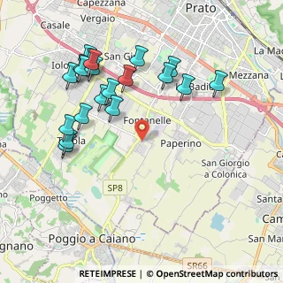Mappa Via Bruno Fattori, 59100 Prato PO, Italia (2.2075)