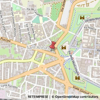 Mappa Via Alfredo Catalani, 76, 55100 Lucca, Lucca (Toscana)