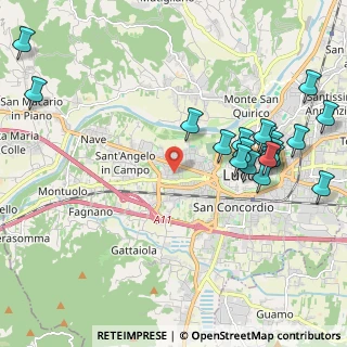 Mappa Via Fratelli Cervi, 55100 Lucca LU, Italia (2.635)