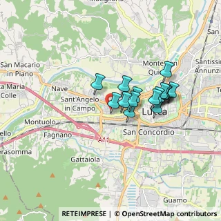 Mappa Via Fratelli Cervi, 55100 Lucca LU, Italia (1.39813)