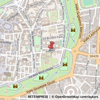 Mappa Via Elisa, 36, 55100 Lucca, Lucca (Toscana)