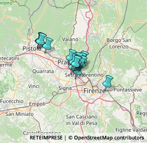 Mappa Via del Biancospino, 50010 Campi Bisenzio FI, Italia (6.986)