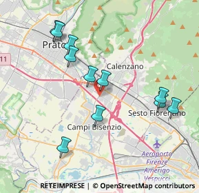 Mappa Via del Biancospino, 50010 Campi Bisenzio FI, Italia (4.03182)