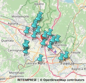 Mappa Via del Biancospino, 50010 Campi Bisenzio FI, Italia (5.941)