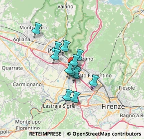 Mappa Via del Biancospino, 50010 Campi Bisenzio FI, Italia (4.47231)